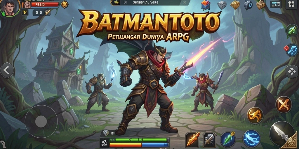 Tampilan gameplay menegangkan di dunia ARPG BATMANTOTO.