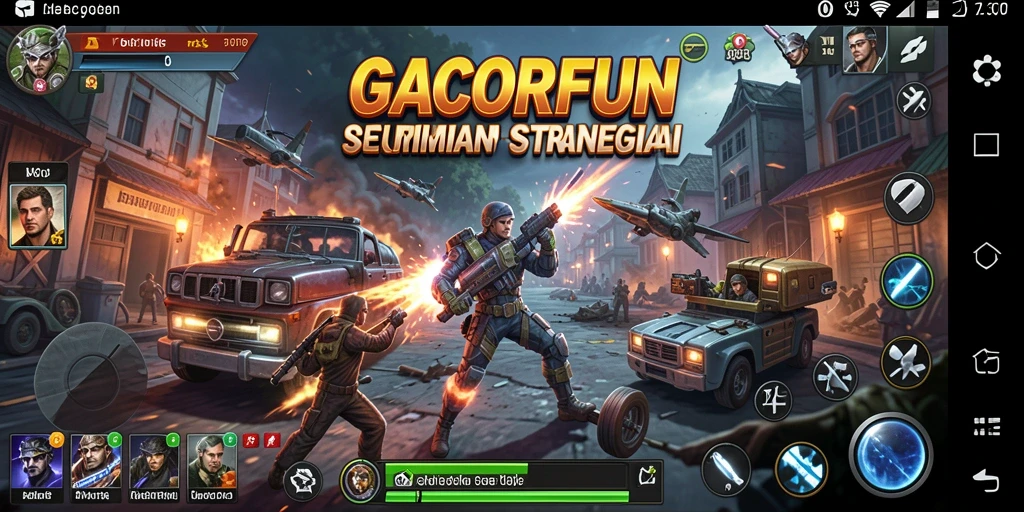 Tampilan gameplay GACORFUN yang menegangkan dan menarik.