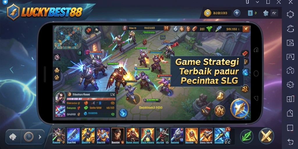 Tampilan gameplay menarik dari LUCKYBEST88 dengan elemen strategi yang mendalam.