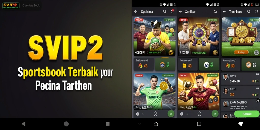 Tampilan gameplay menarik dari SVIP2 yang menampilkan berbagai taruhan olahraga.