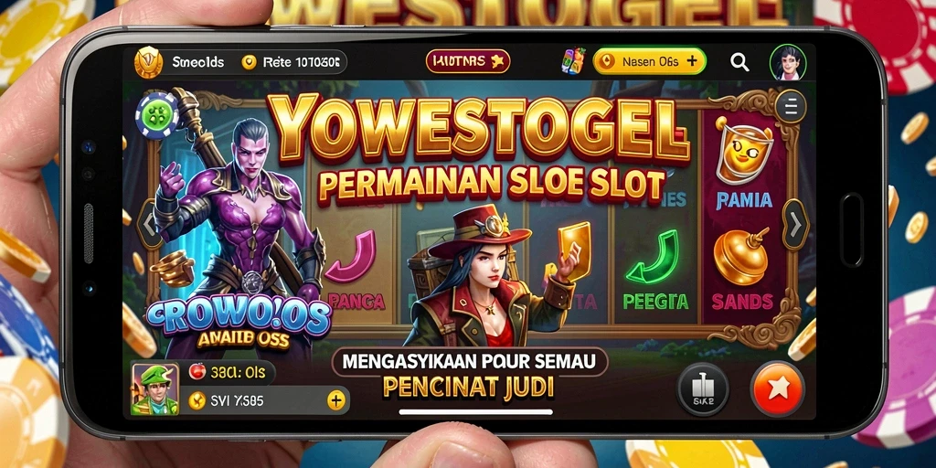 Screenshot gameplay YOWESTOGEL menampilkan gulungan Slot yang penuh warna.